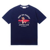 큐티에잇 남성용 DA Nutty Surfing Club 반팔 티셔츠