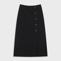 미쏘 여성용 버튼 포인트 롱 스커트