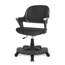 알라딘플로 발받침대 메쉬 의자 AR-369, 블랙(바디) + 올블랙