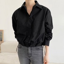 슈가펀 여성용 뮤니라 절개 가을 셔츠