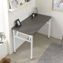 다다재 접이식 다용도 테이블 800 x 450 mm, 화이트다리 + 그레이