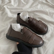 여성용 모던 벨크로 플랫 로퍼