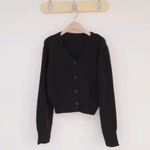 슈가펀 여성용 애니 브이넥 니트 가디건