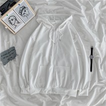 스타 심플 데일리 임부 후드집업