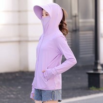 다온마켓 여성용 아이스 실크 쿨링 후드 아웃도어