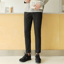 플레이즈 남성용 깔끔한 스트레이트 핏 슬림 데님 슬랙스