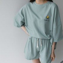 여성용 함께 요리하기 임부 상하의 세트