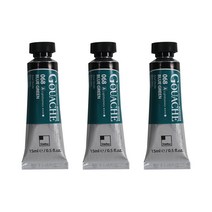 신한화구 전문가 과슈 3p 블루 그린 A, 15ml, 1색