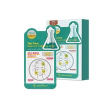 스킨플래닛 피부진정 모공수렴 티트리 에센스 카밍 마스크팩, 10개입, 1개