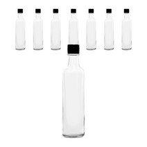 투명원형 오일병 소캡블랙캡, 8개, 300ml