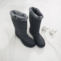 디아 여성용 바닥 털안감 미들 패딩 방한부츠