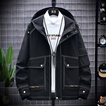 남성용 알럽홈 플러스 후드 코치자켓