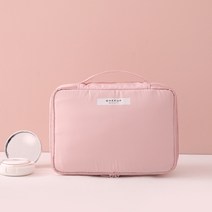 무다스 소프트 컬러 방수 대용량 브러쉬 슬롯 화장품 파우치