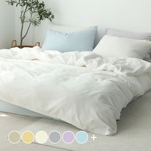 뉴데이즈 세미 마이크로 홑겹 이불커버, WHITE