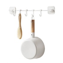 홈바내쓰 주방 다용도 조리도구 싱크대 걸이 5p, 화이트, 1개