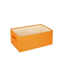슬로 모던 패브릭 리빙박스 M, 18 오렌지, 1개