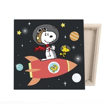 아이러브페인팅 피너츠 DIY CUBIC PAINTING 2525cm, 우주여행 스누피, 1개