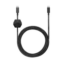 네이티브유니온 데스크 C타입-C타입 충전 케이블, 2.4m, BLACK