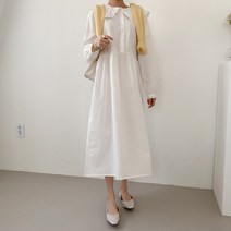린다샵 니클루 라운드 레이스 롱 원피스 OPS6207K13