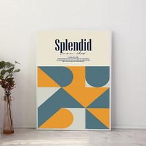 갤러리데코 미드 센추리 모던 접이식 액자 다용도 테이블 중, Splendid