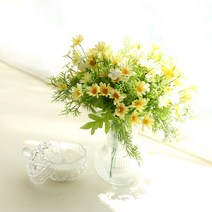 조아트 조화 인테리어 성묘 꽃 허브 데이지 6p, 옐로우