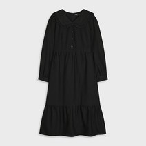 미쏘 러플 빅카라 롱 원피스