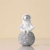 우주 비행사 인테리어 장식 소품 미니 실버 명상, 혼합색상