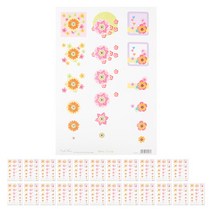 데어리즈 셀프 입체 스티커 만들기 스프링 플라워, 24개, A