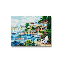 인디홈 초보자용 DIY 보석 십자수 명화 제작 키트, WC10, 1세트