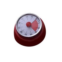 라이프핏 쿠킹 시험 공부 기계식 타이머 레드, 1개