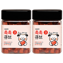 뽀시래기 강아지 촉촉큐브 180g, 연어, 2개