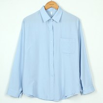 빼빼 여성용 데일리 소프트 파스텔 블라우스