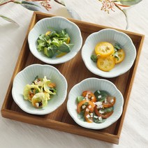 윤도자기 메종오브제 청아 소스볼, 4개