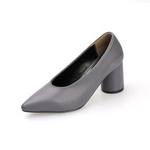 슈하이 볼드 원형굽 스틸레토 펌프스 7cm H7003