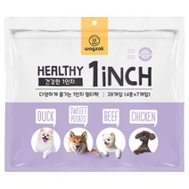 와그작 반려동물 건강한 육포 멀티팩 4종 x 7p 세트, 1세트