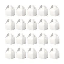 답례품 간식 선물 포장 핸들상자 소형, 화이트, 20개