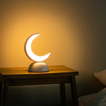 레토 초승달 LED 조명 감성 무드등 집들이선물 LML-BC29, 화이트