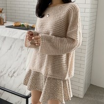 봉봉스토리 버터스카치 임산부 니트 티셔츠