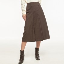 미쏘 사이드 플리츠 롱 스커트