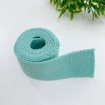 면 웨이빙 끈 폭 32mm x 두께 1.4mm x 450cm, 민트, 1개