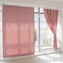 라움스튜디오 도시의밤 펀칭 암막 아이방 커튼 2p