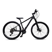 인피자 2023 알톤스포츠 탈레스 2 MTB 자전거 343 미조립, 매트 블랙, 174cm