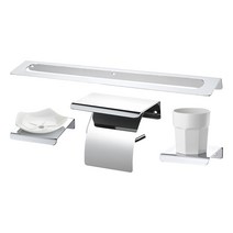 두진 바스 VA5000 스텐 욕실 액세서리 4종 세트, CHROME, 1개