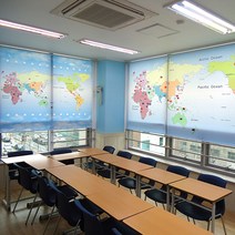 휴안 실사 롤 스크린 세계지도 01