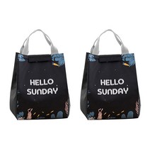 마켓피오 피크닉 보온 보냉 도시락 가방 2p, 타입1