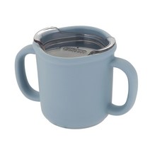 에디슨 프리미엄 실리콘 트레이닝 컵 200ml, 블루, 1개