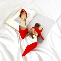 니오위즈 여성용 HTS 진주 포인트 하이힐 스텔레토 9cm