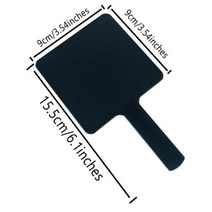 휴대용손거울 도매 메이크업 거울 손 개최 광장 사용자 정의 로고 매일 핑크블랙화이트 작은, style1+5pcs with logo