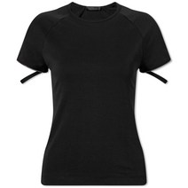 핼무트랭 Helmut Lang Zip Sleeve Tee - Black