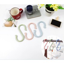 S고리 다용도 s자고리 에스자 걸이 소품 후크 행거, 옵션02 4P S고리-소 H2088